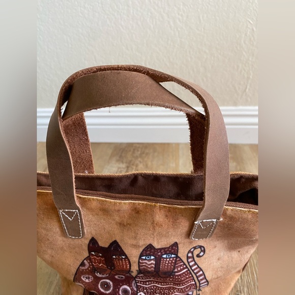 Laurel Burch Cats Sedona Felines Tote - Picture 3 of 10